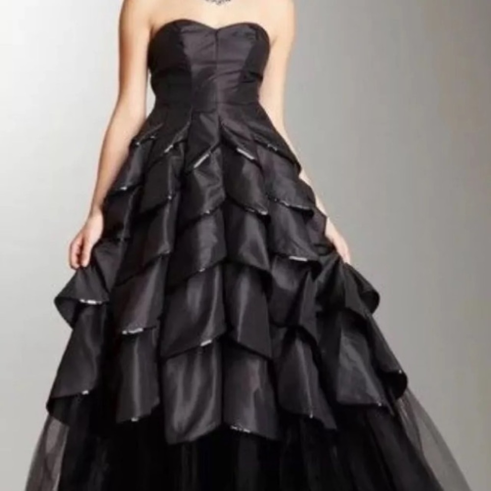 Betsey Johnson Black ball gown full length 2